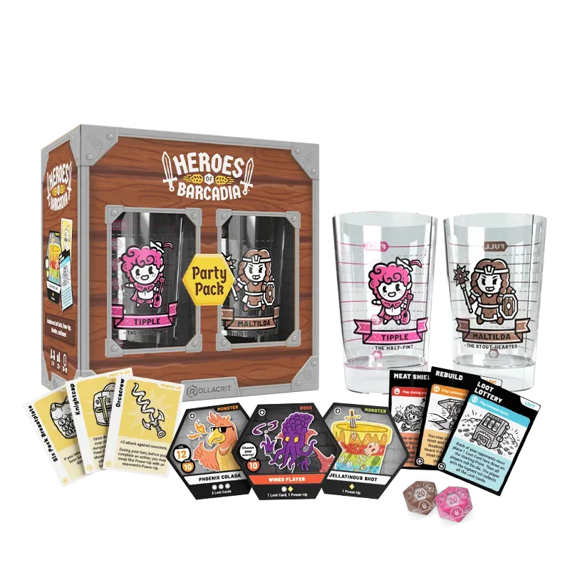 Roll A Crit Heroes of Barcadia Party Pack uitbreiding 8 spelers