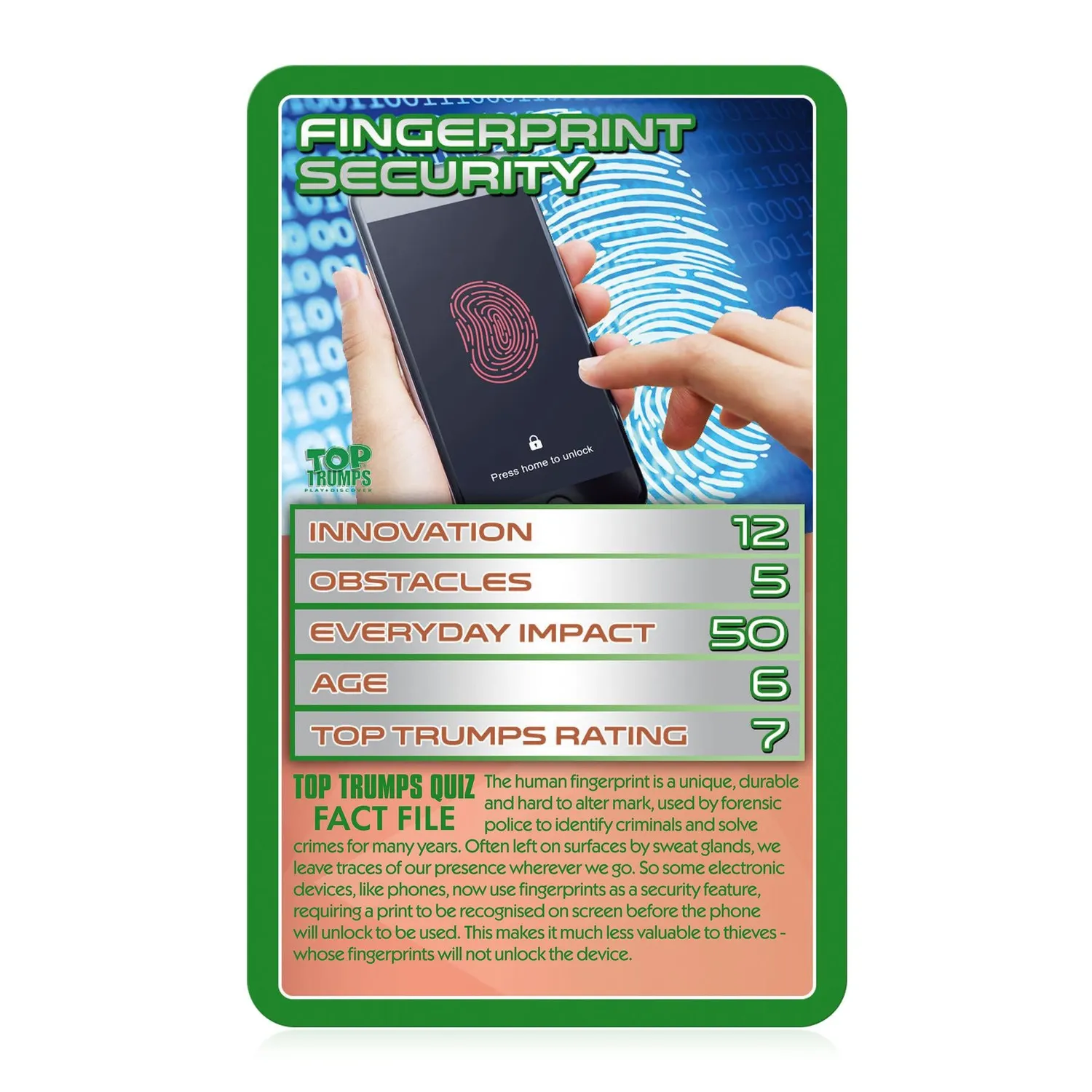 Top Trumps STEM Terrific Technology 21 kaartspel techniek