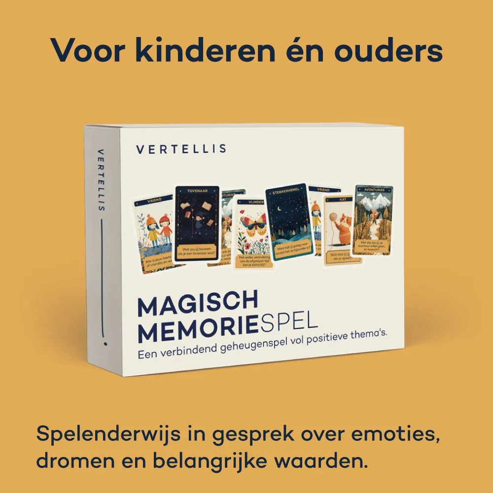 Vertellis Magisch Memoriespel memoryspel vanaf 4 jaar familiespel