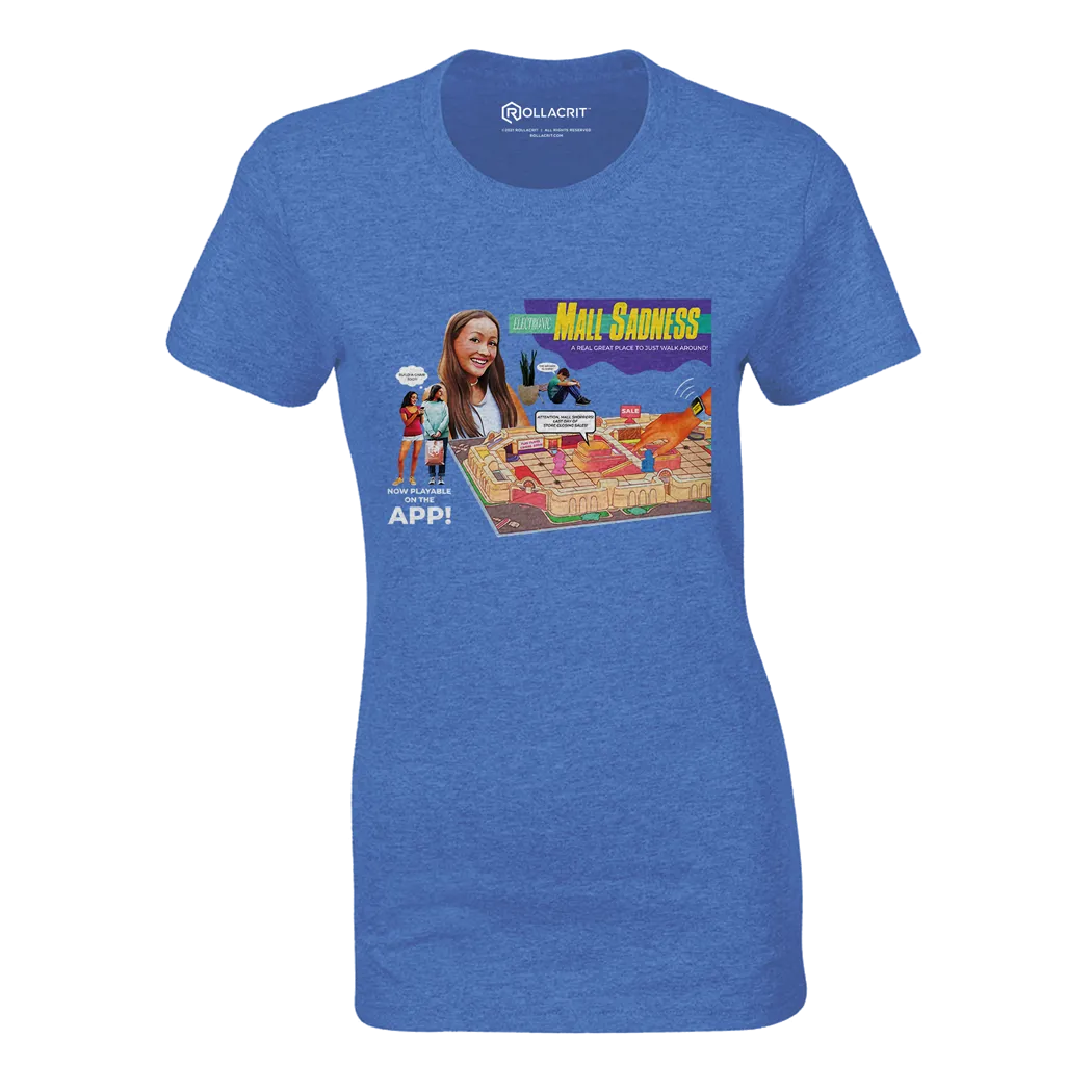 Roll A Crit Mall Sadness fitted T-shirt dames triblend