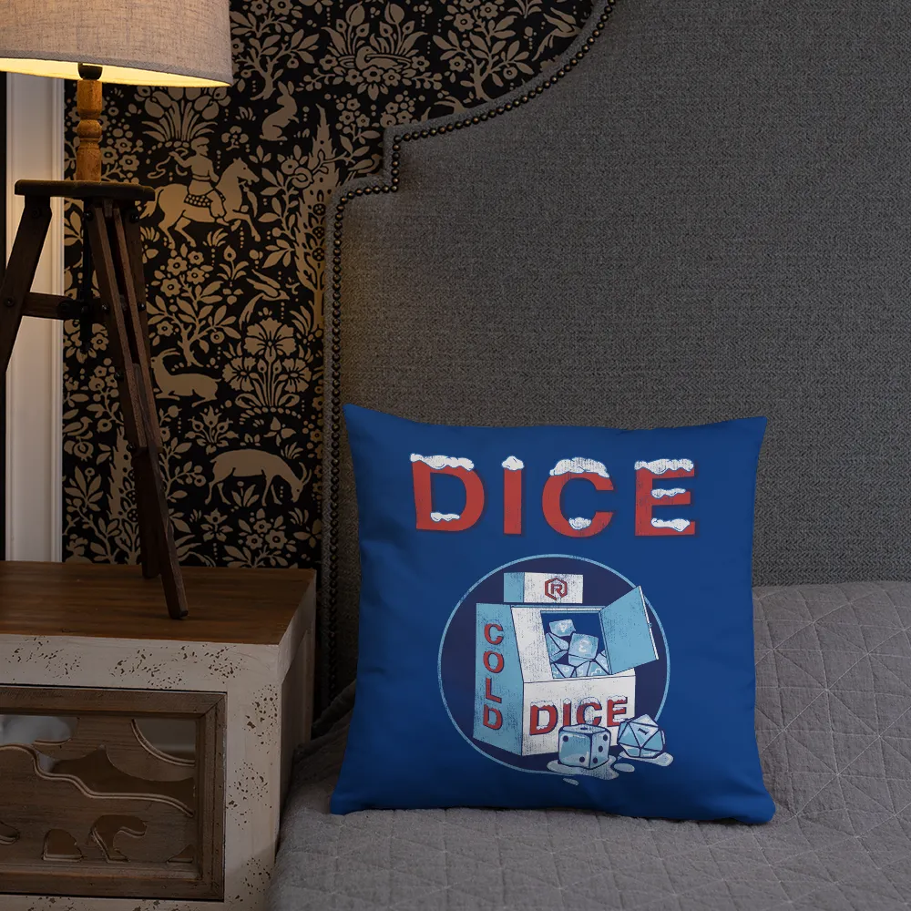 Roll A Crit ICE Dice kussen polyester dobbelsteen