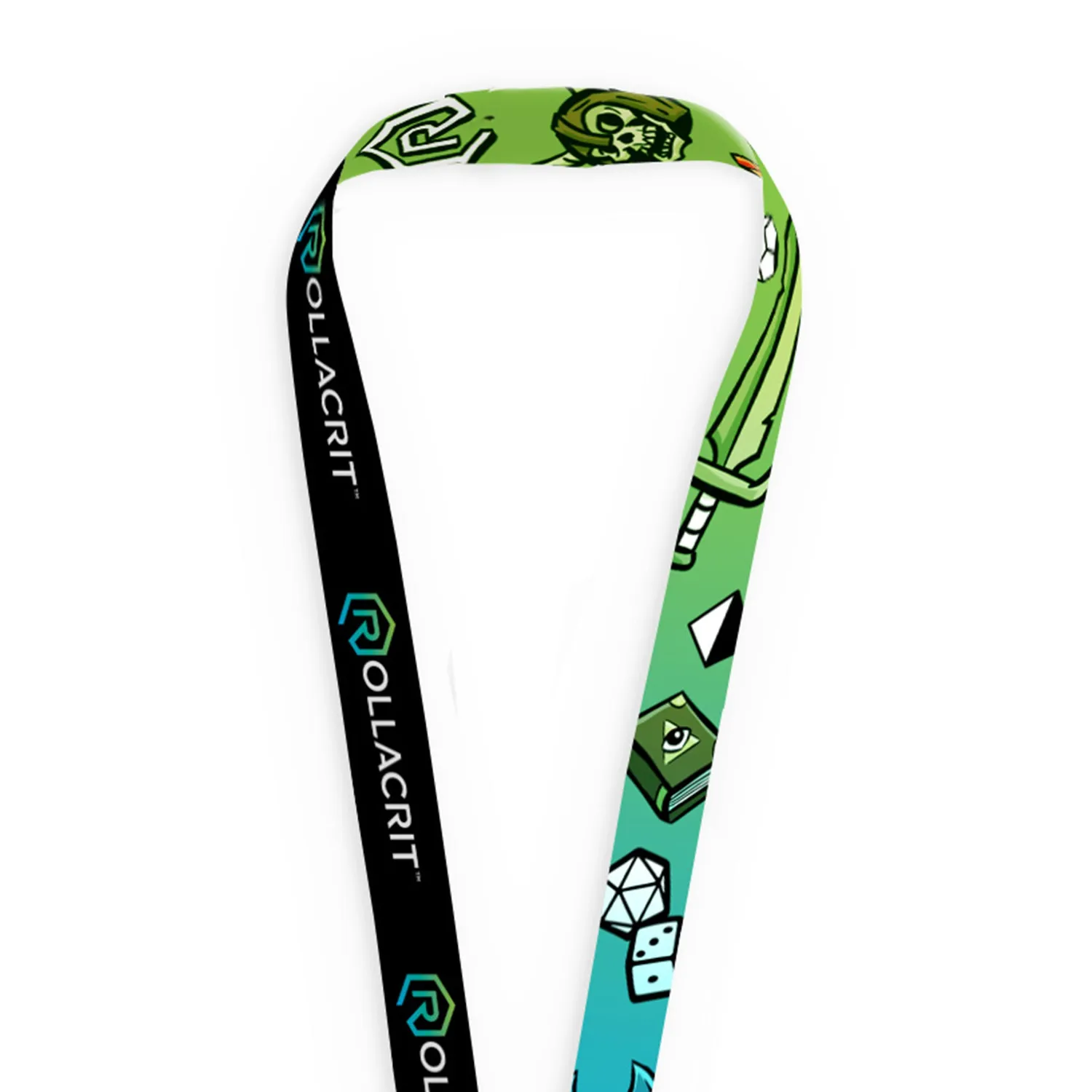 Roll A Crit Find Your Roll V2 lanyard 90 cm