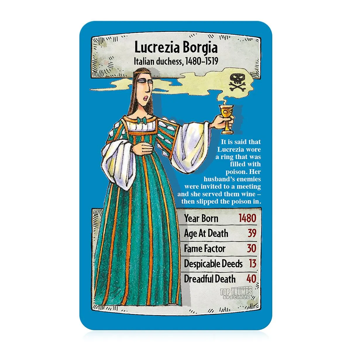 Top Trumps Horrible Histories kaartspel geschiedenis