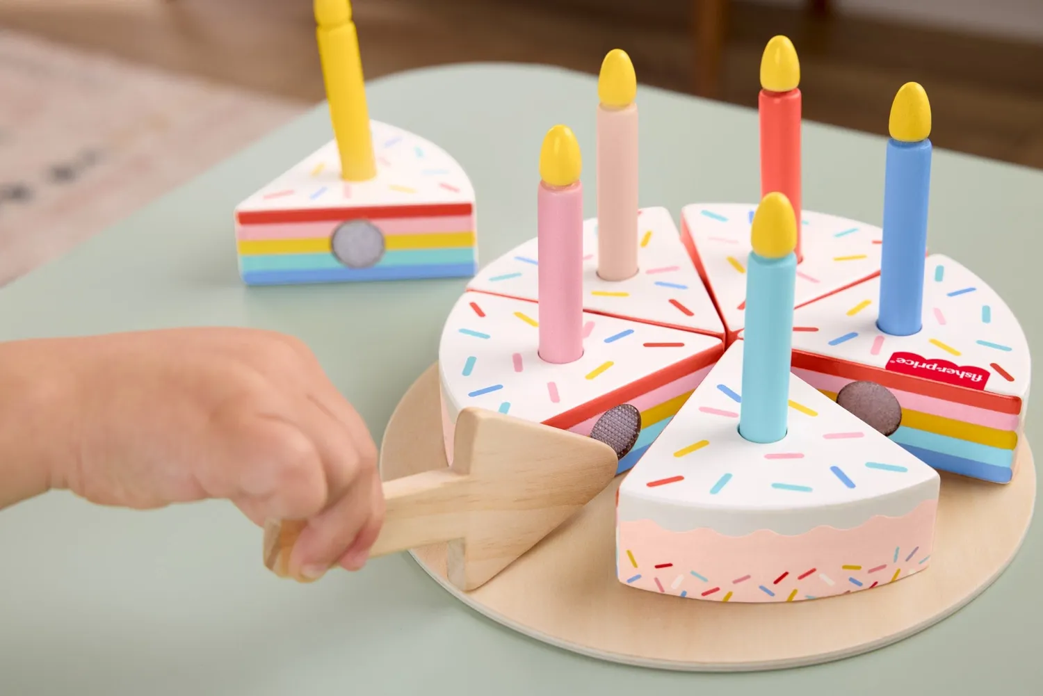 Fisher-Price Houten Verjaardagstaart speelset 14-delig