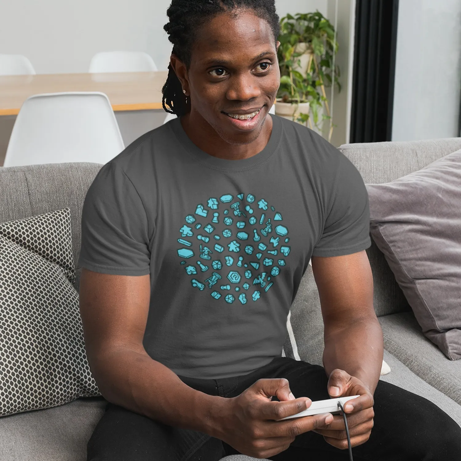 Roll A Crit Circle of Crit T-shirt slim fit katoen