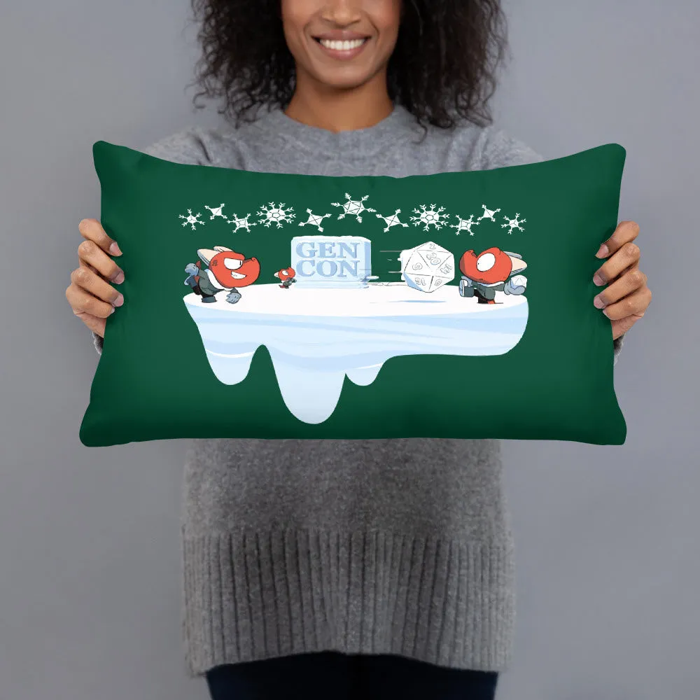 Gen Con Kobold Snowball Fight sierkussen groen polyester
