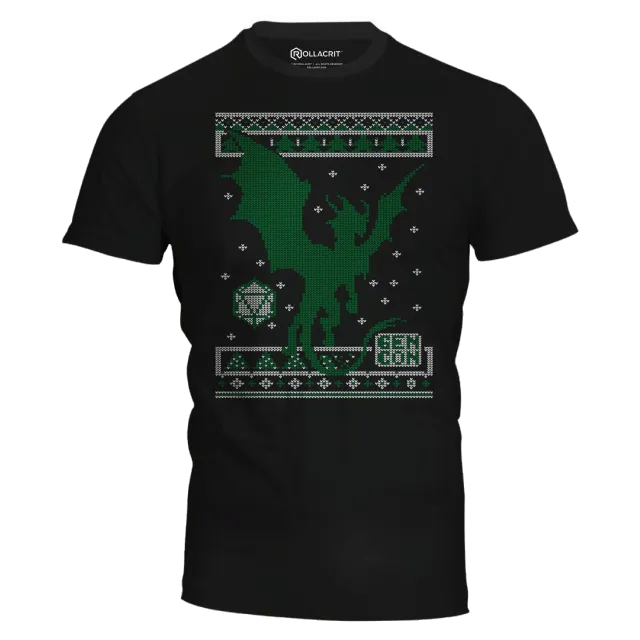 Roll A Crit Gen Con Holiday T-shirt Genevieve