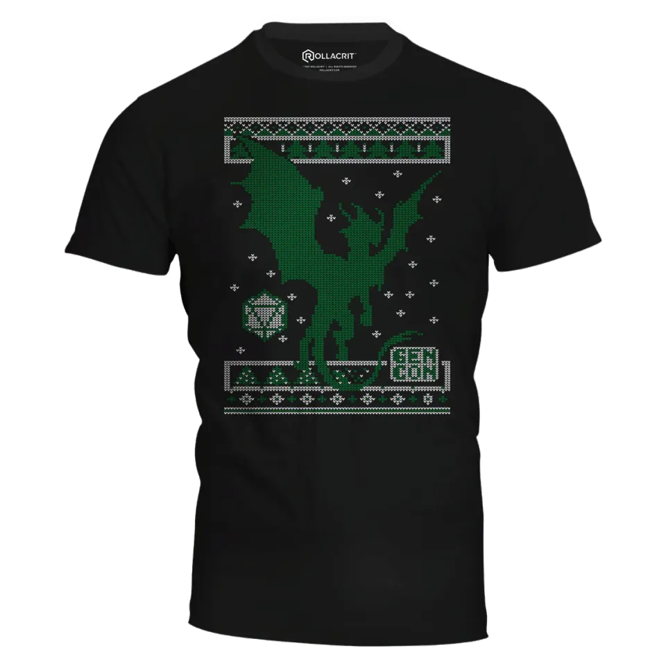 Roll A Crit Gen Con Holiday T-shirt Genevieve