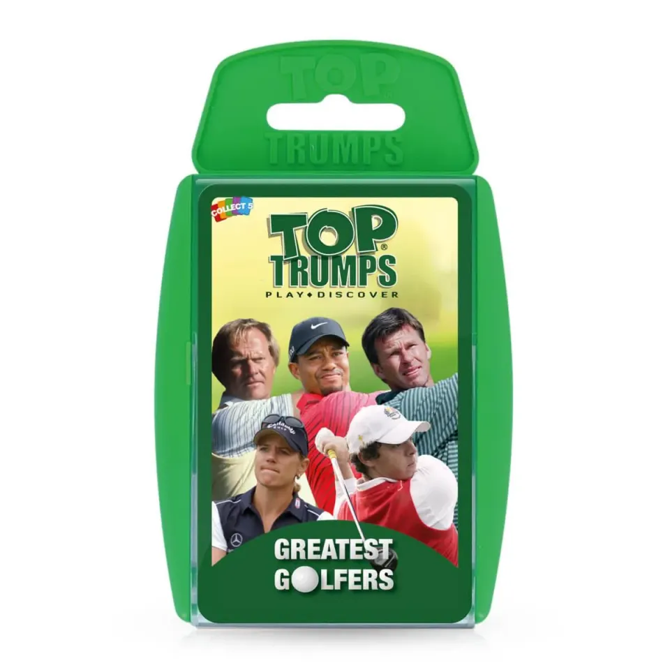 Top Trumps Greatest Golfers kaartspel 30 golfers