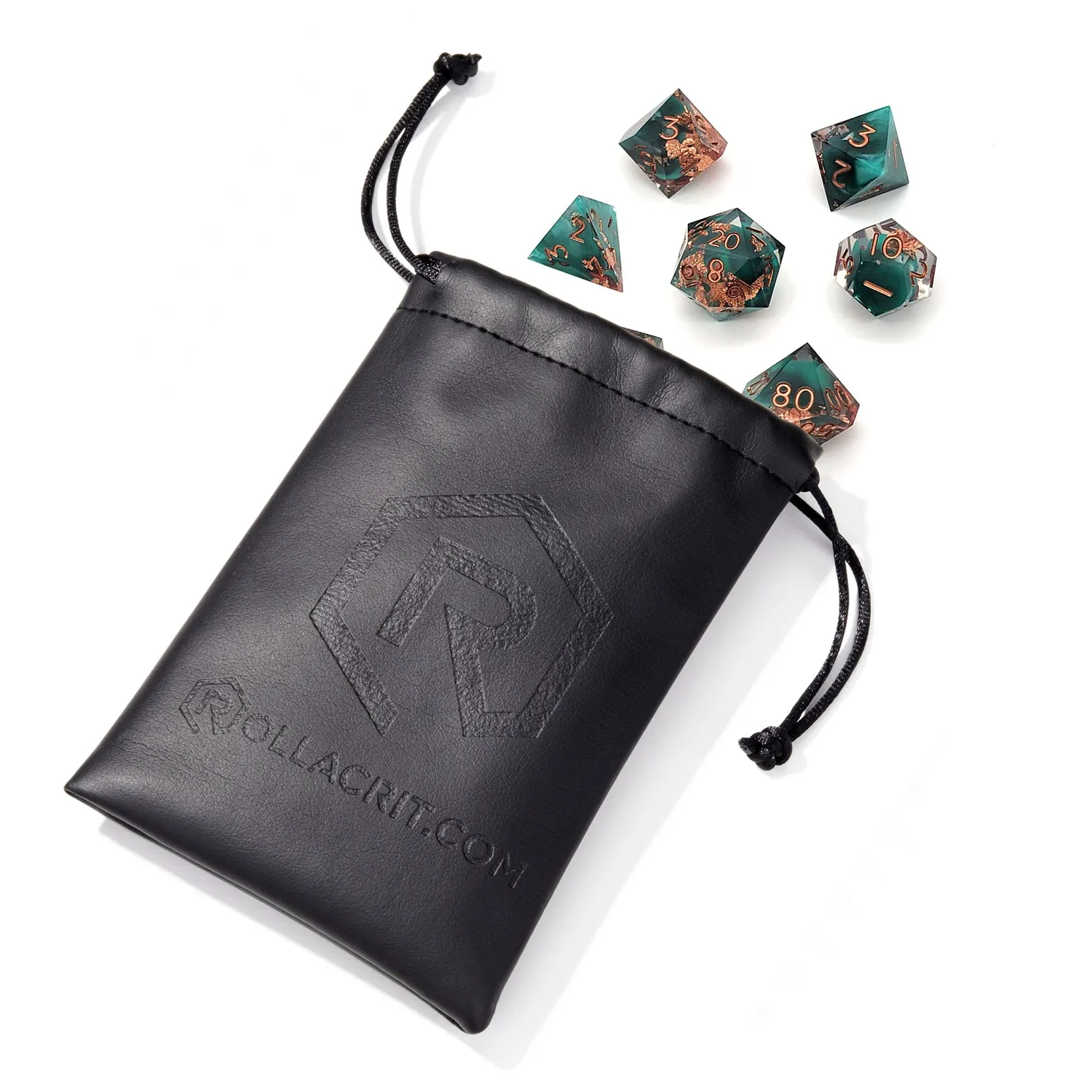 Roll A Crit Crashing Waves dobbelstenenset 7-delig resin