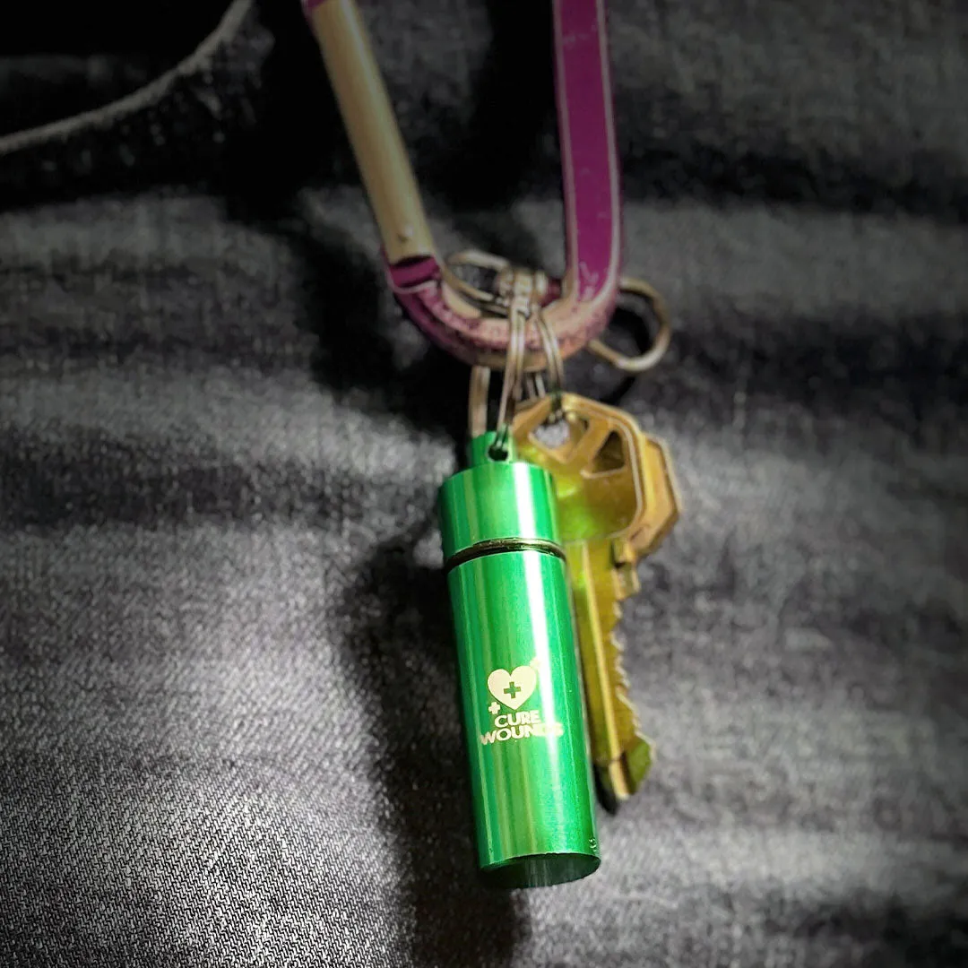 Roll A Crit Cure Wounds dobbelstenen sleutelhanger 9-delig zilver