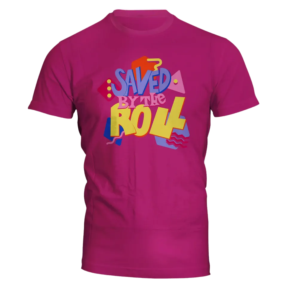 Rollacrit Saved by the Roll slim fit T-shirt berry