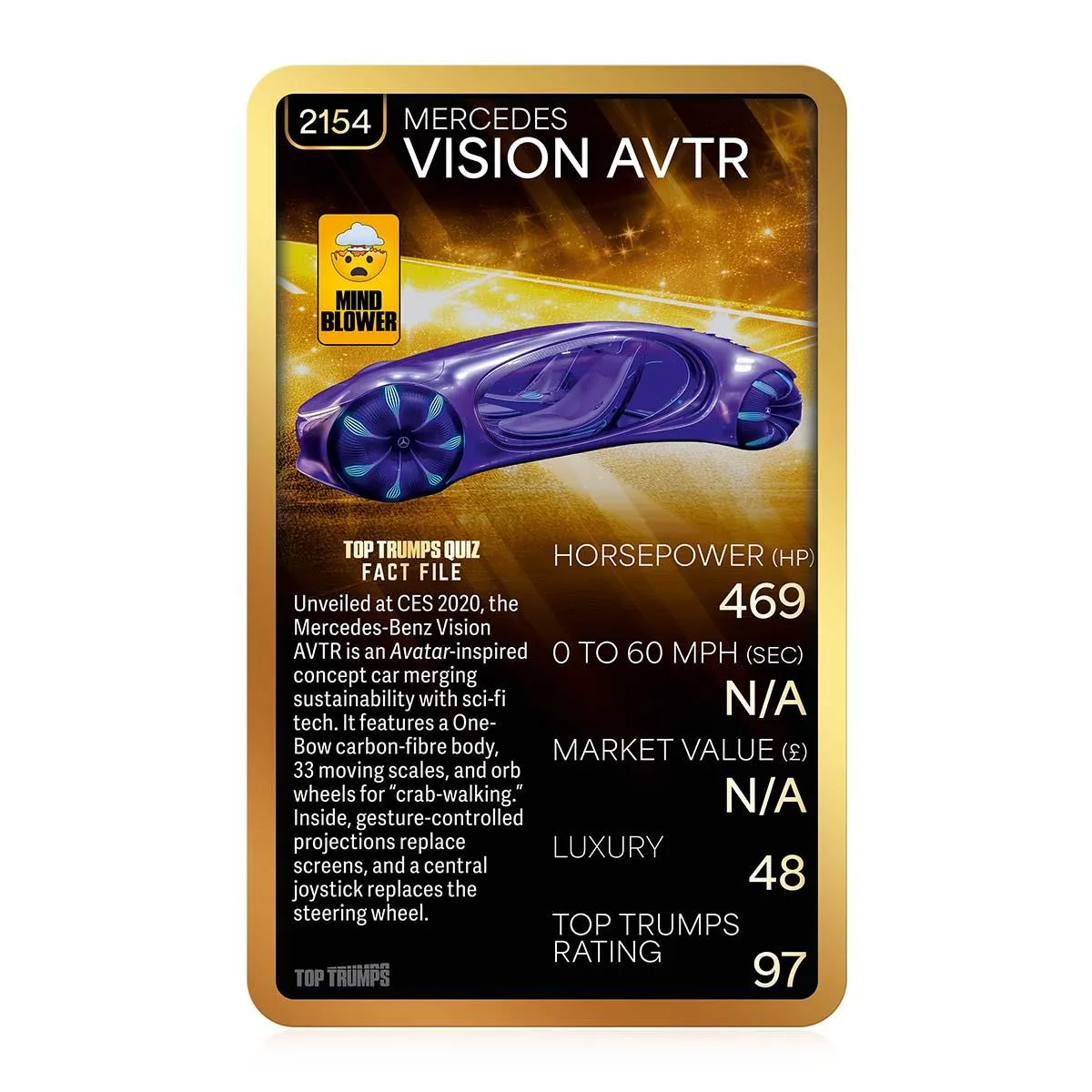 Top Trumps Luxury Cars Limited Edition kaartspel 30 kaarten