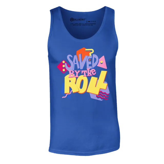 Roll A Crit Saved by the Roll tank top zwart katoen