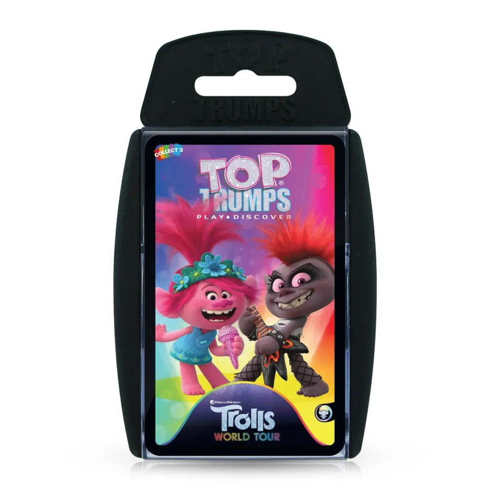 Top Trumps Trolls World Tour kaartspel muziek