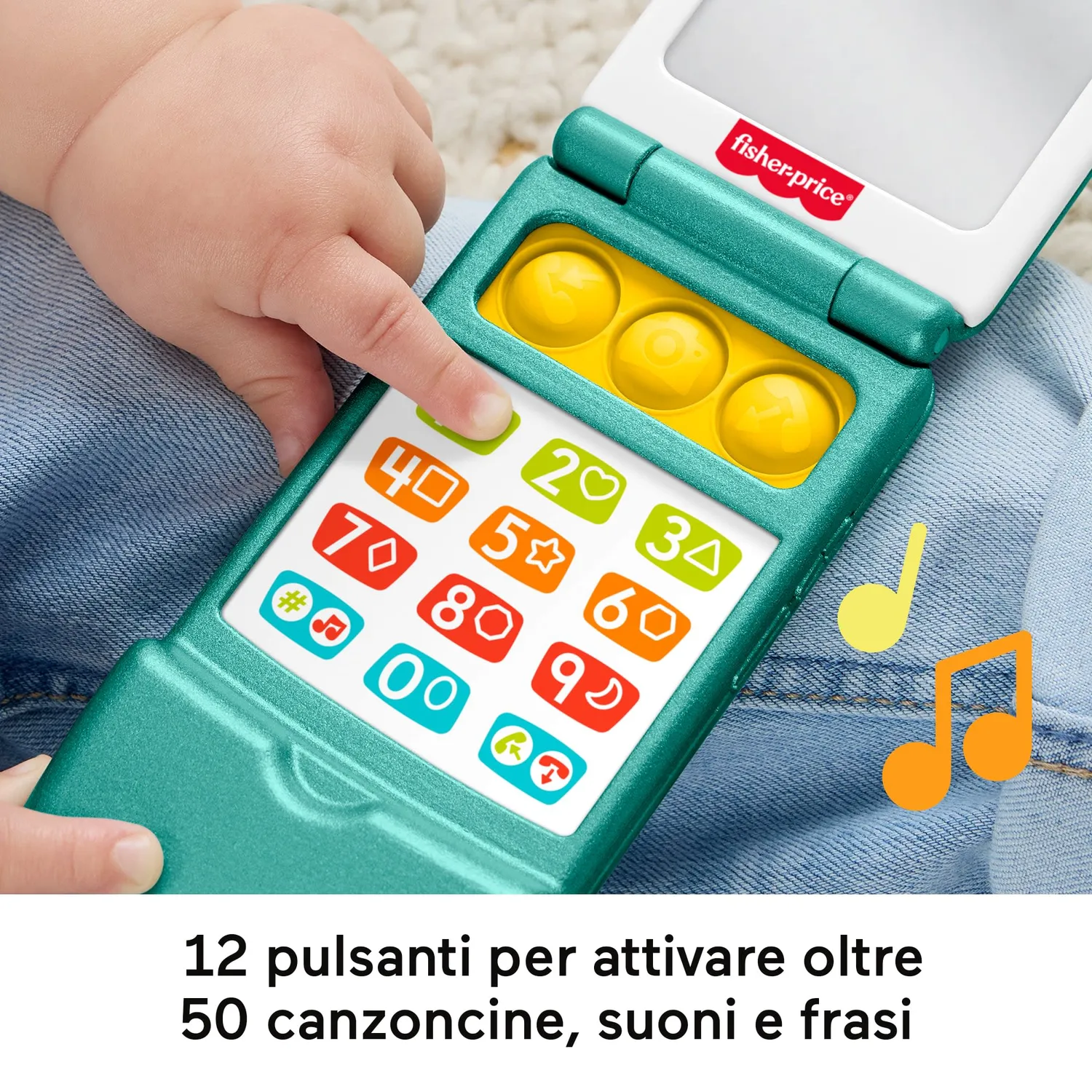 Fisher-Price Laugh & Learn speelgoedtelefoon meertalig baby
