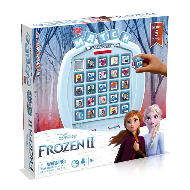 Top Trumps Match Frozen 2 kubusspel met 5 op een rij