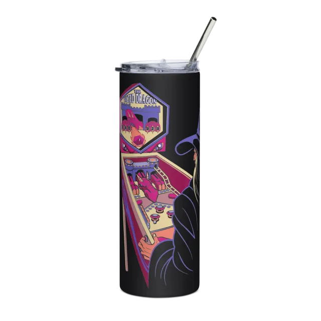 Roll A Crit Pinball Wizard tumbler rvs 600 ml