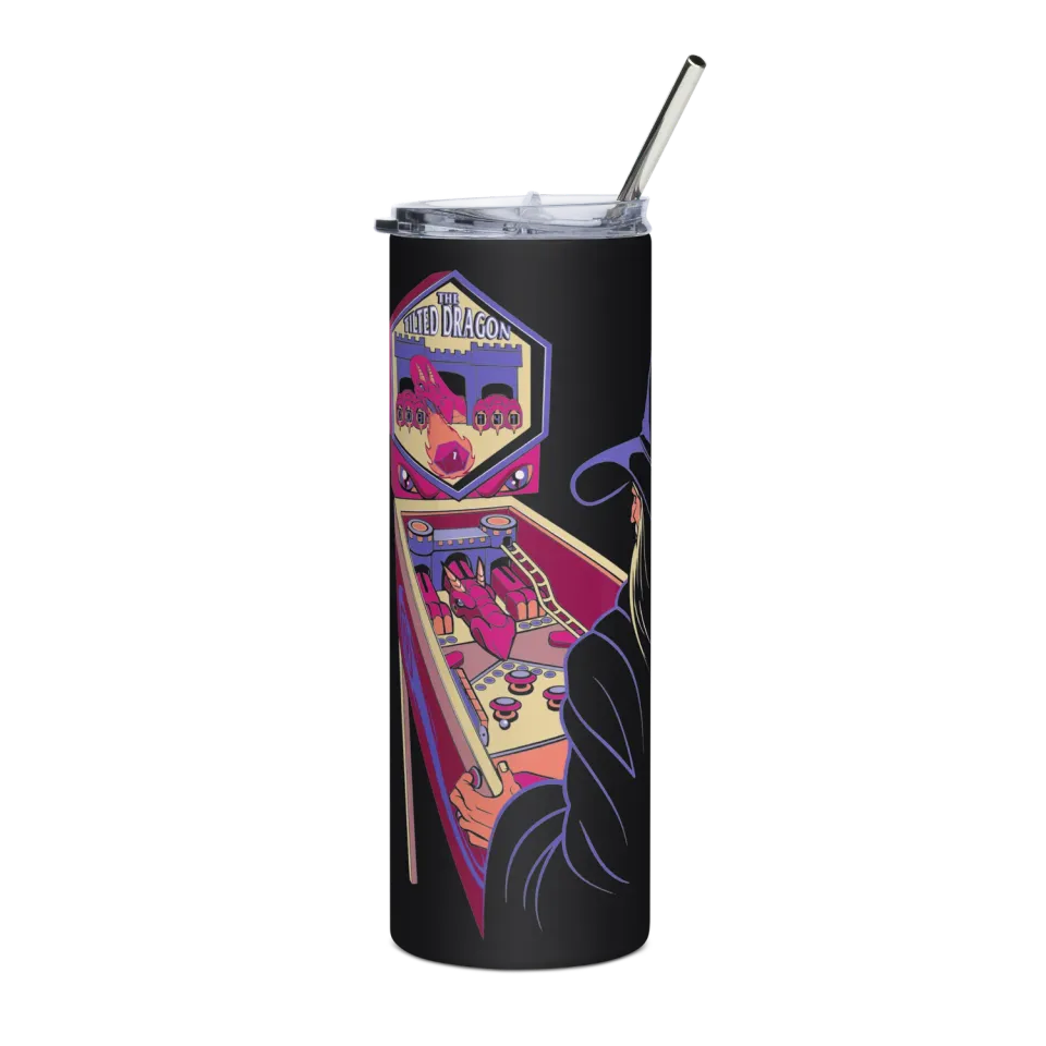 Roll A Crit Pinball Wizard tumbler rvs 600 ml