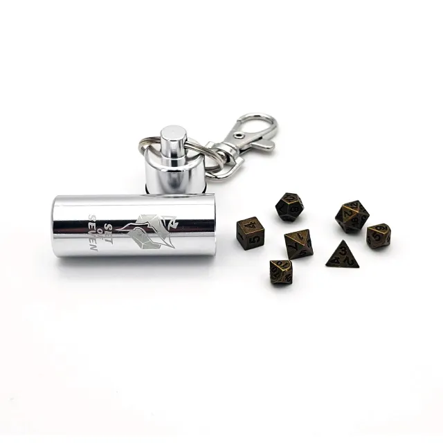 Roll A Crit Spell Component sleutelhanger mini dobbelstenen