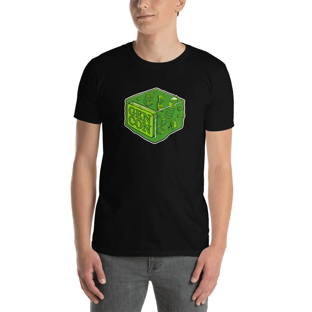 Roll A Crit Gen Con Gelatinous Cube T-shirt katoen unisex
