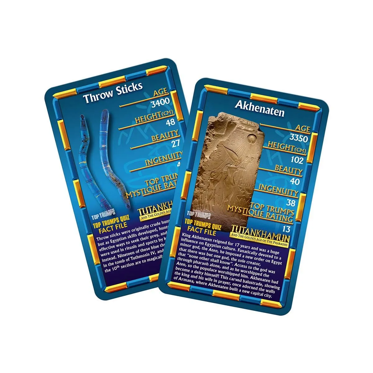 Top Trumps Toetanchamon Egypte kaartspel limited edition