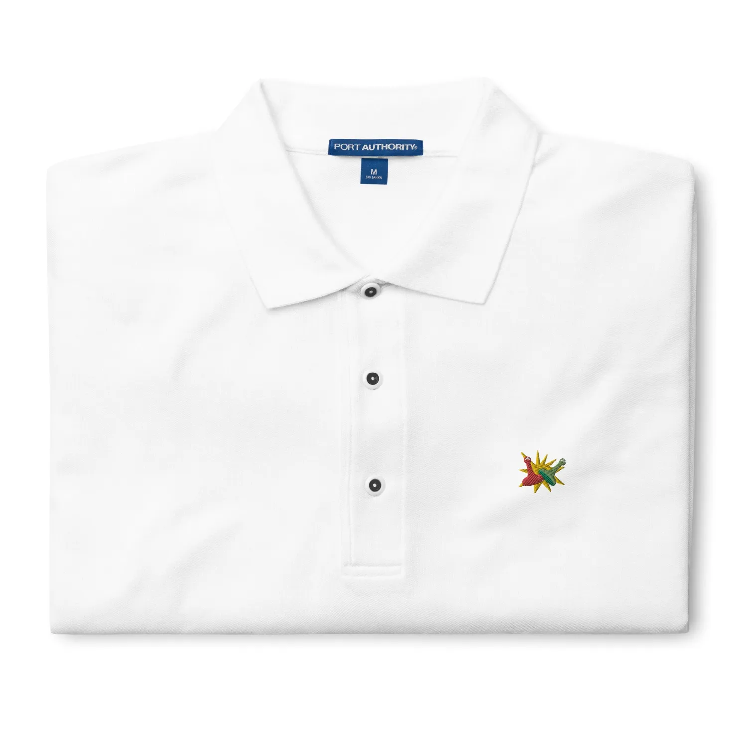 Rollacrit My Bad polo zwart maat M borduursel
