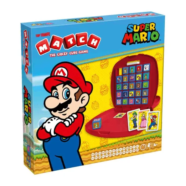 Top Trumps Match Super Mario bordspel 5 op een rij