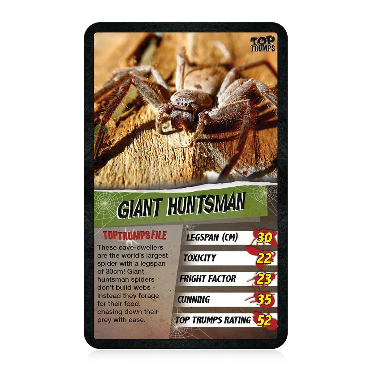 Top Trumps Spiders kaartspel 30 spinnen