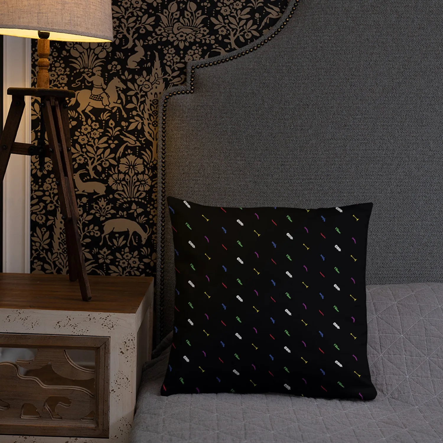 Roll A Crit Get a Hint sierkussen 45x45 polyester