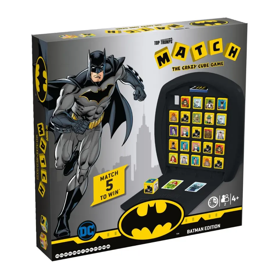 Top Trumps Match Batman bordspel 5 op een rij