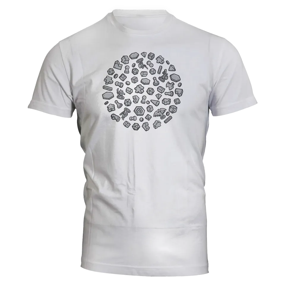 Roll A Crit Circle of Crit T-shirt unisex katoen