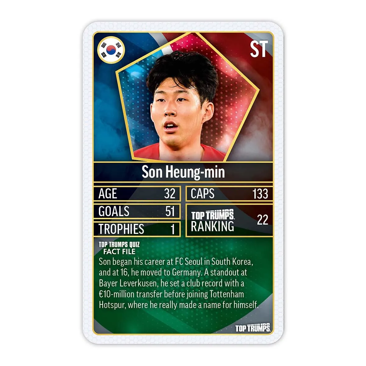 Top Trumps World Football Stars kaartspel + bal maat 5