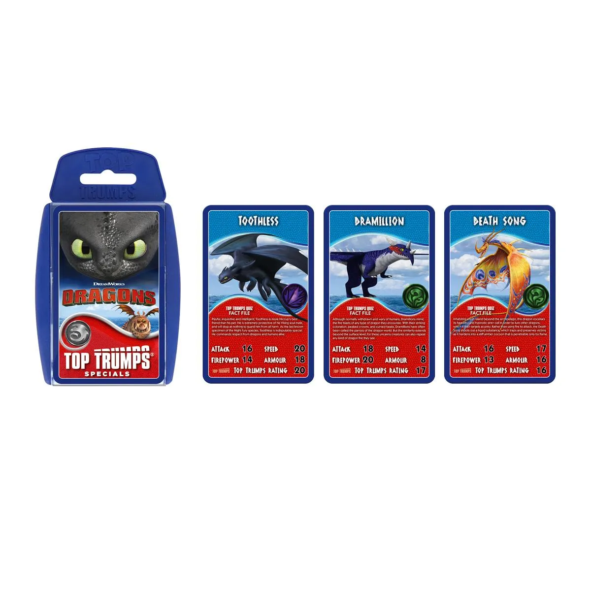 Top Trumps How to Train Your Dragon kaartspel Toothless