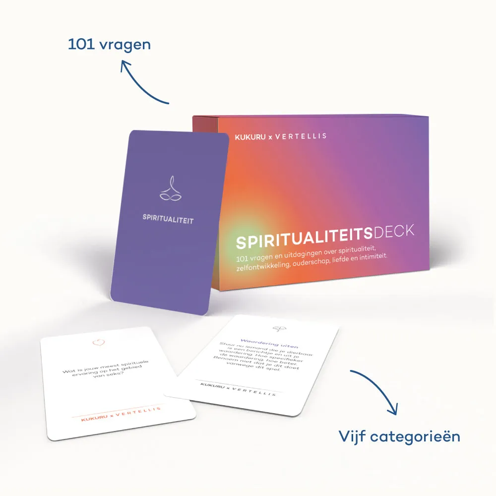 Vertellis Spiritualiteitsdeck kaartspel zingeving