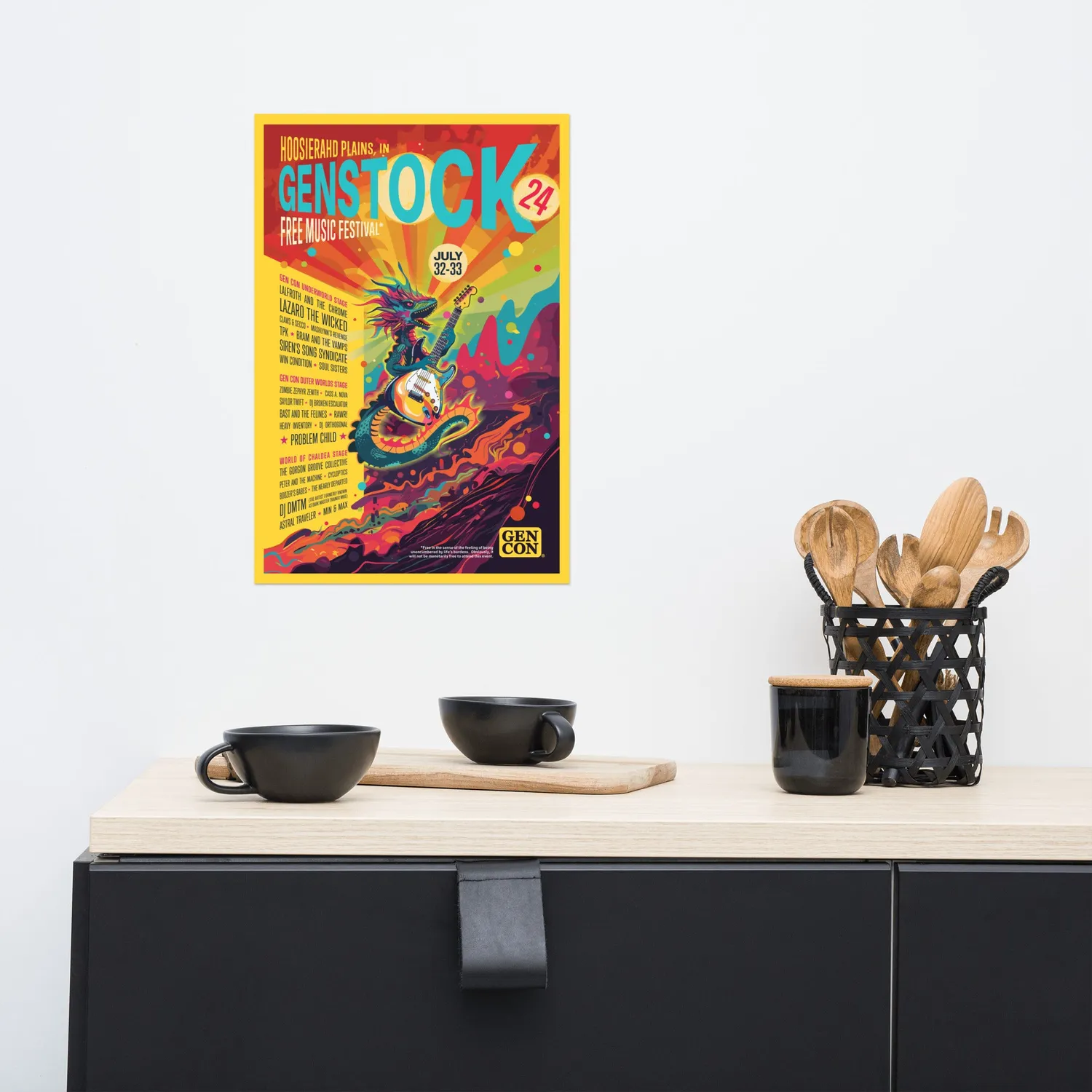 Roll A Crit Genstock 2024 collector's edition poster
