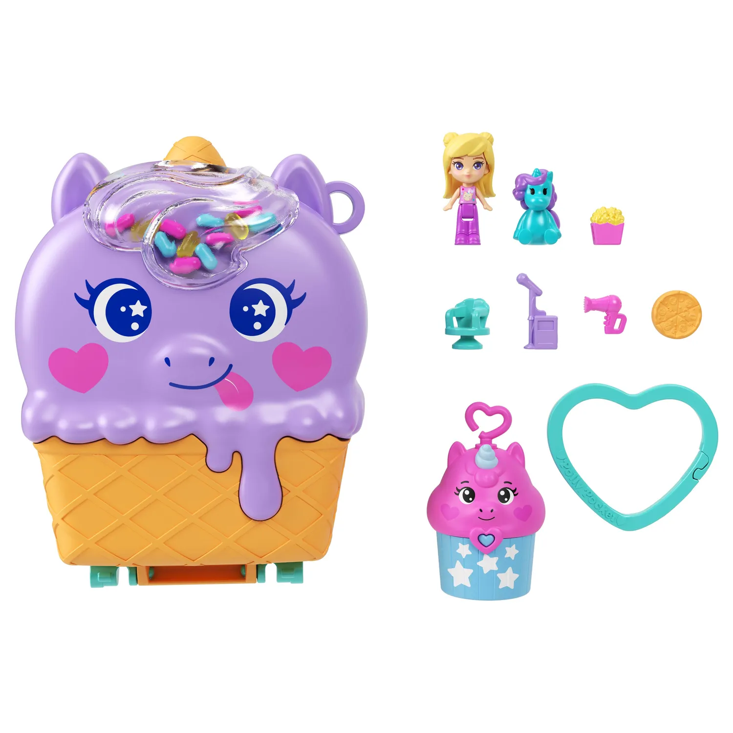 Polly Pocket Dream Treat Unicorn speelset compact