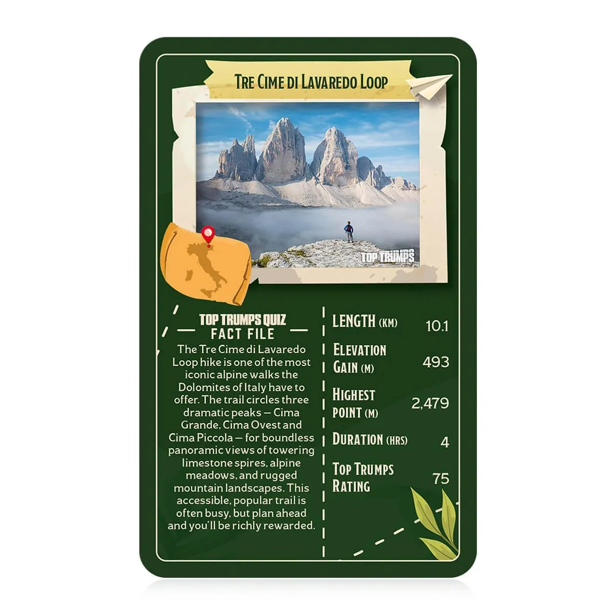 Top Trumps Hiking 30 Routes kaartspel limited edition