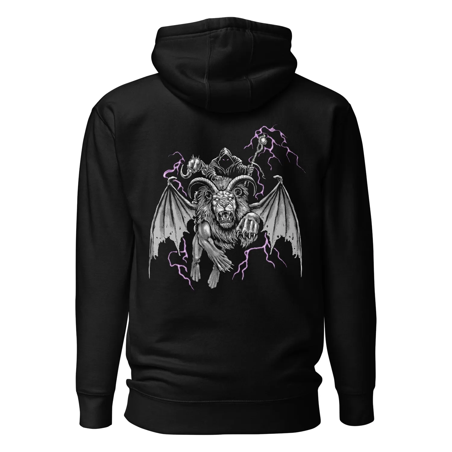 Roll A Crit Gen Con 2026 Manticore hoodie zwart fleece