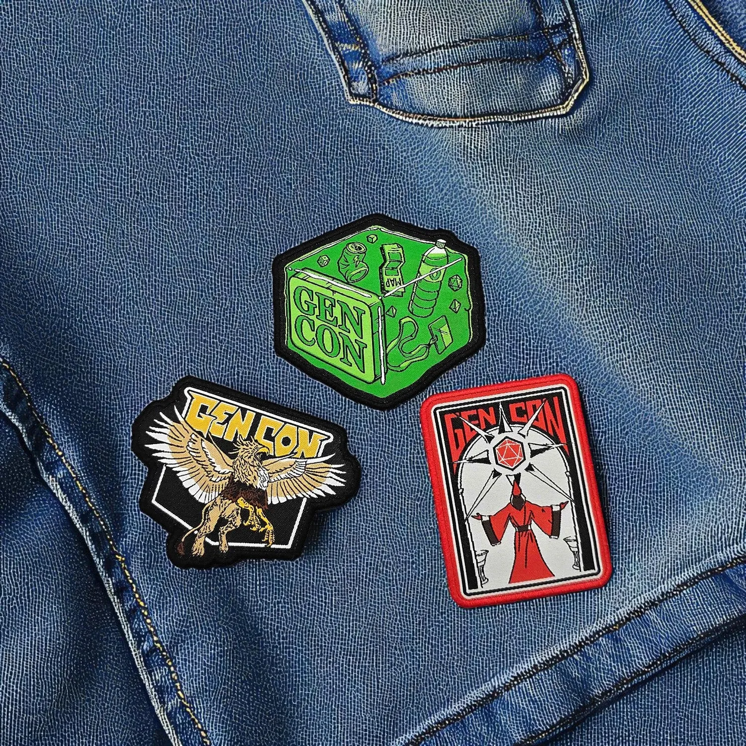 Gen Con Best of Vol. 1 patch set 3 stuks polyester
