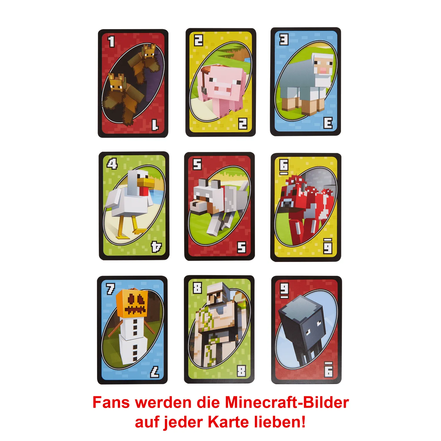 UNO Minecraft kaartspel 112 kaarten 2-10 spelers