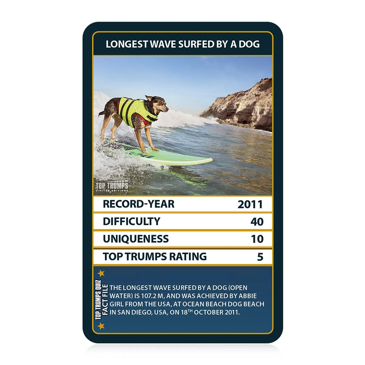 Top Trumps Guinness World Records kaartspel records