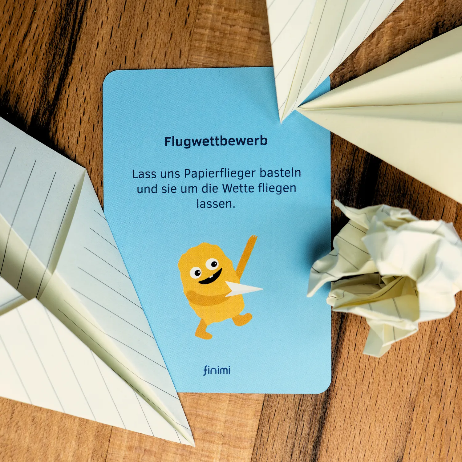 Finimi Ask & Task Kinder kaartspel 52 kaarten vanaf 3 jaar