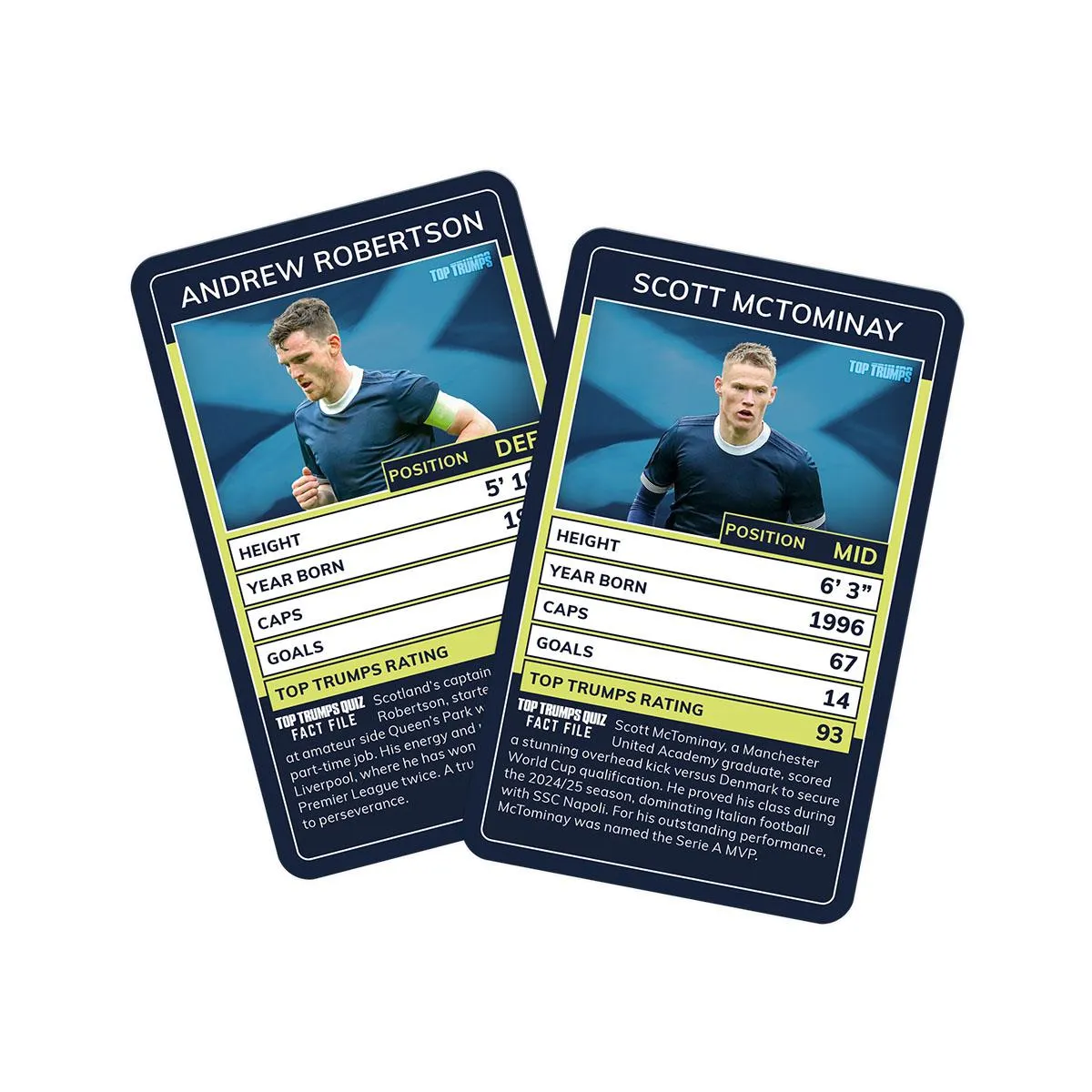 Top Trumps Scottish Football Stars kaartspel 30 kaarten