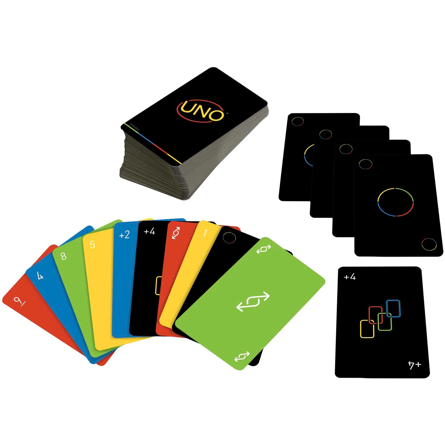 UNO Minimalista kaartspel design editie 2-10 spelers