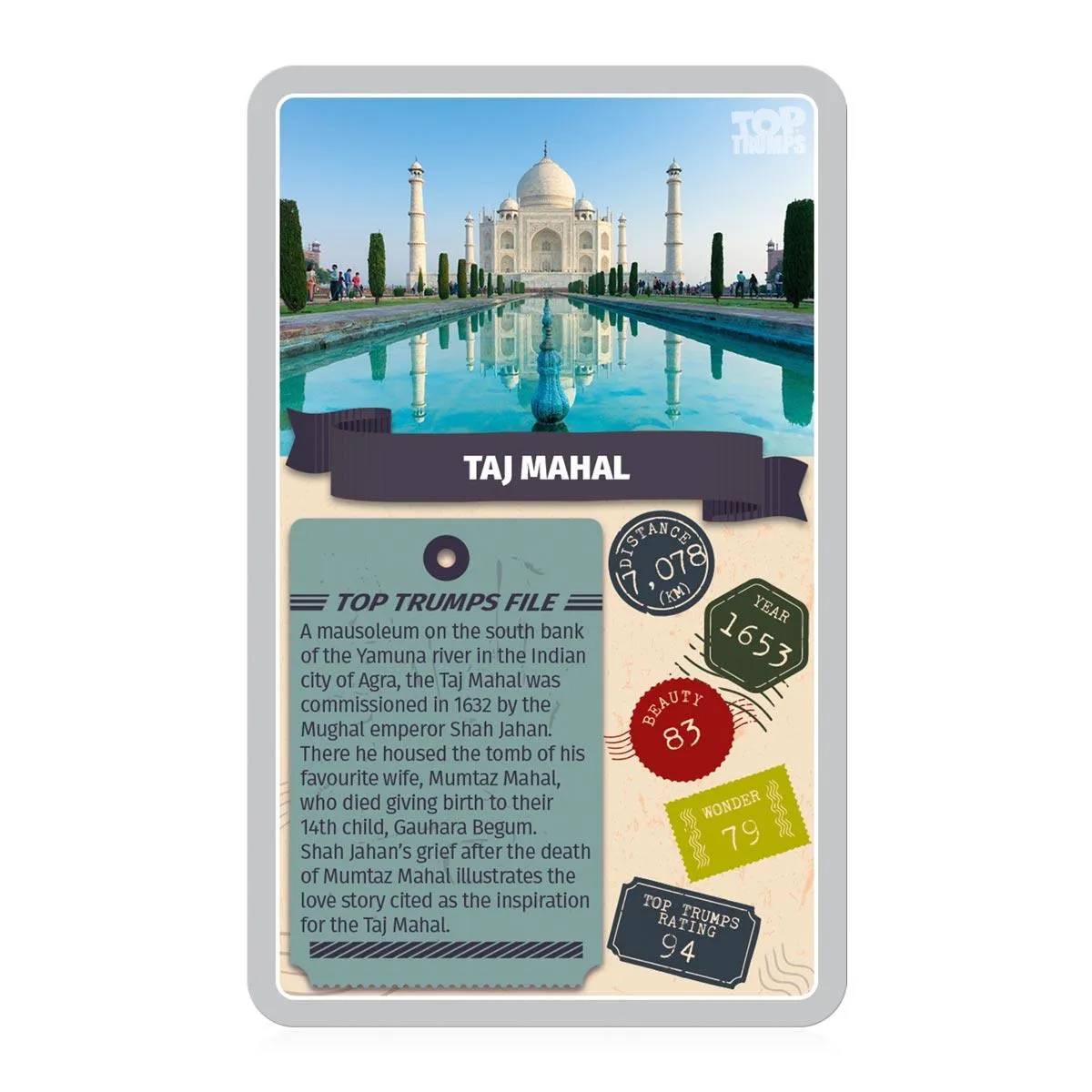 Top Trumps Monuments of the World kaartspel