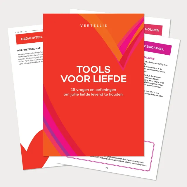 Vertellis Tools voor liefde digitaal koppels 15 oefeningen
