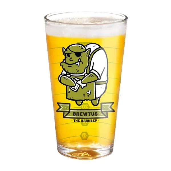Roll A Crit Heroes for Hire Brewtus pintglas 16oz