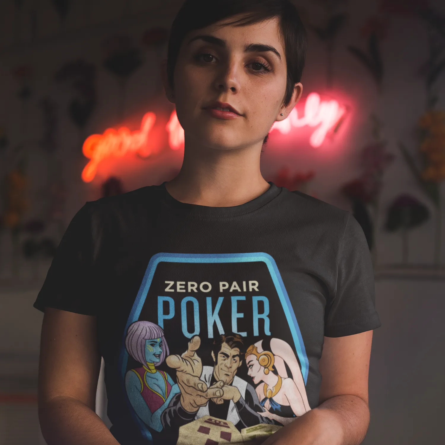 Roll A Crit Zero Pair Poker t-shirt dames katoen