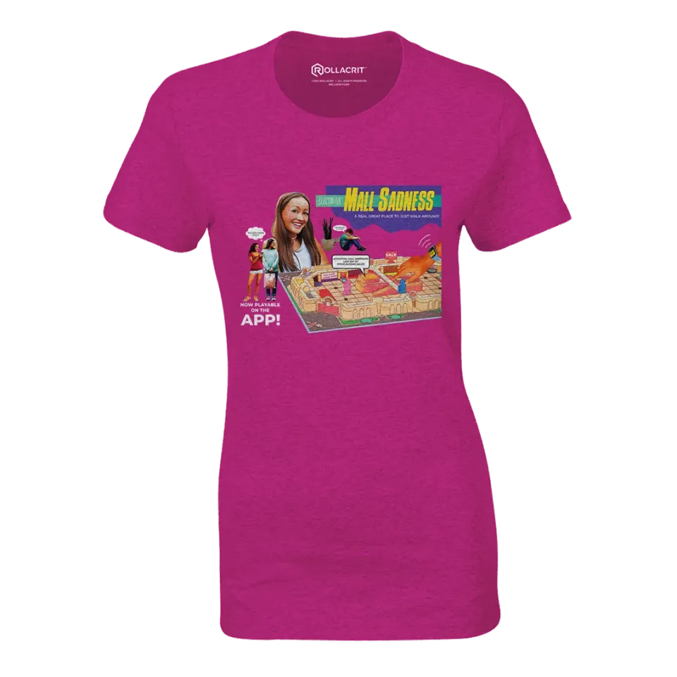 Roll A Crit Mall Sadness fitted T-shirt dames triblend